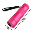 thumbnail image 2 of Lampara Uv led Portátil Mini Para Uñas - Gelish Acrílico con 9 Luces LED Moradas Levamdar CPB-US-HPP95-3, 2 of 5
