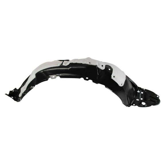 TRQ Front Right Inner Fender Liner Black Passenger Side Fits Select 2012-2014 Toyota Prius C TO1249186