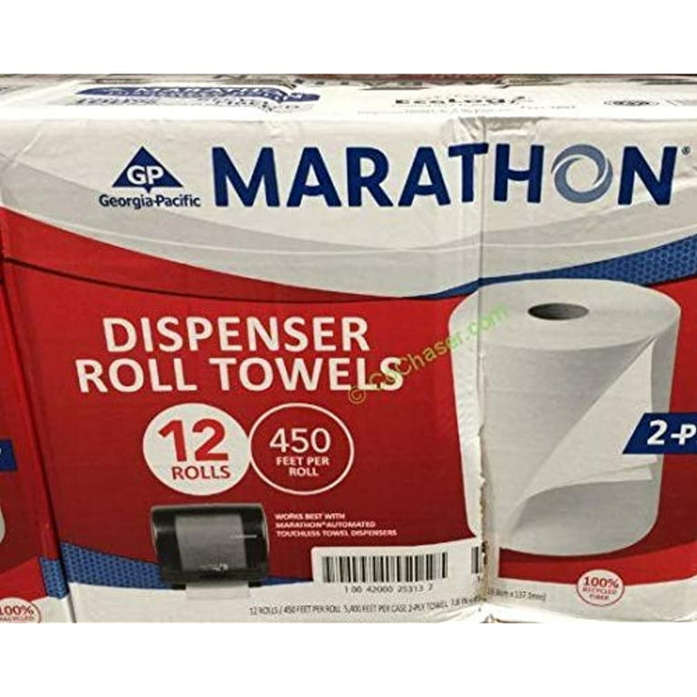 Marathon Paper Towels , 450 ft Rolls, 12-count