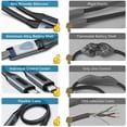 thumbnail image 5 of Lámpara de lectura LED, lector electrónico recargable por USB, luz nocturna para ojos, luz de abrazo, 3 modos de brillo, luz de libro flexible de 360°, iluminación en la cama (gris), 5 of 5