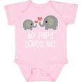 thumbnail image 3 of Inktastic My Papa Grandpa Loves Me Boys or Girls Baby Bodysuit, 3 of 5