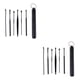thumbnail image 4 of Jumpingount 6 pcs / set Earpick Herramienta de eliminación de cera de oído de acero inoxidable Portable Ear Pick Type2 NO2, 4 of 6