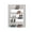 Shoe Shelf Short Tower, variant on LUXEYARD 19.5 in W White Short Tower Closet Unit Wall Mounted Modular Closet System for Bedroom Walk in Closet