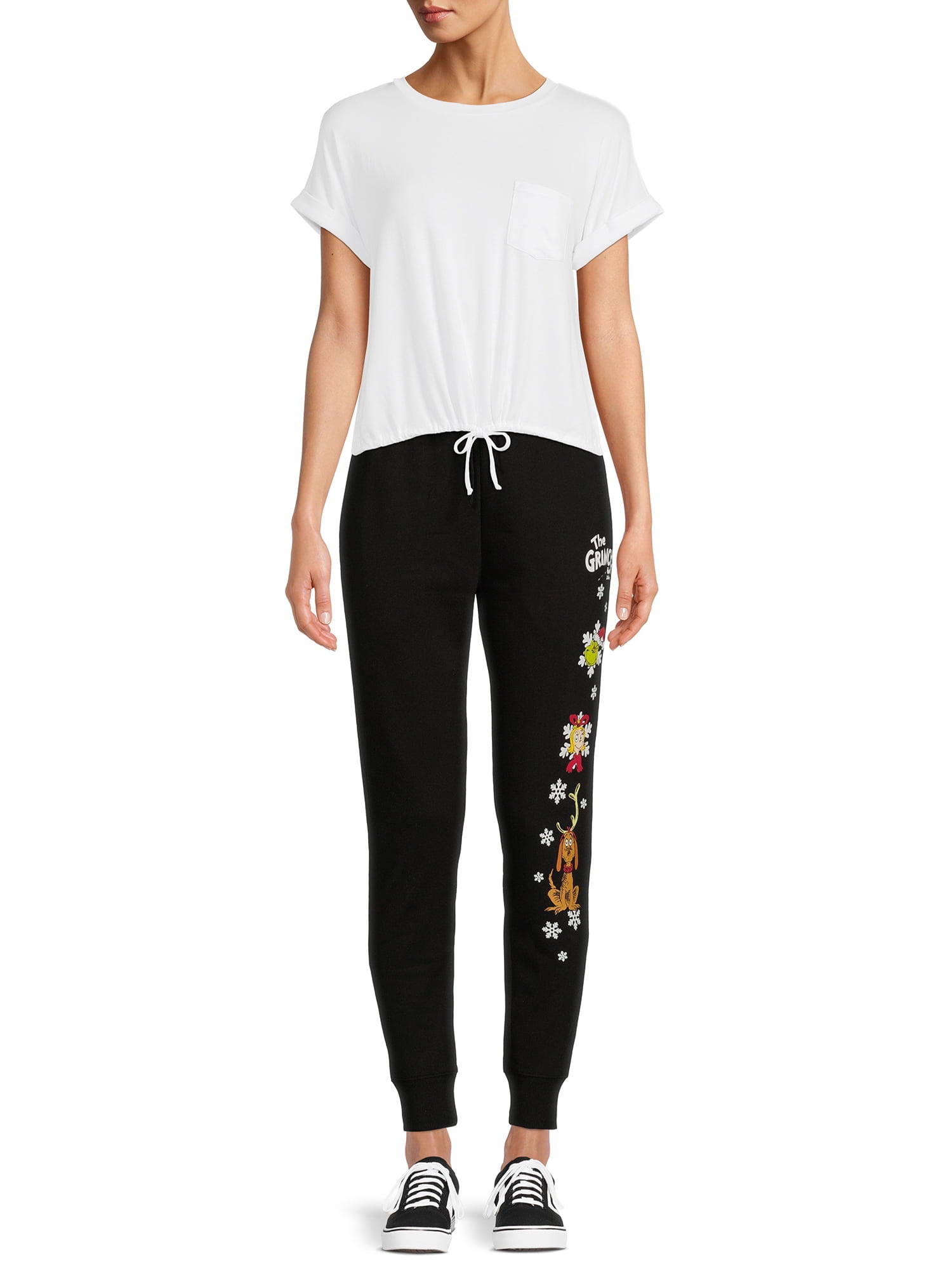 The Grinch Juniors Graphic Jogger Pants Walmart