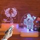 thumbnail image 4 of 2023 nueva decoración navideña, luz Led acrílica, árbol luminoso, diseño de muñeco de nieve, luces colgantes, regalo de decoración navideña, 4 of 4