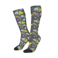 thumbnail image 2 of Fotbe Geometric print Women's Men's Novelty Crew Socks Cotton Socks Knee High Socks for Walking,Running,Nurses,Pregnancy, 2 of 9