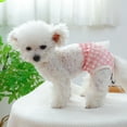 thumbnail image 2 of Pantalones fisiológicos antiacoso para perros y mascotas Pantalones menstruales para perros Pantalones fisiológicos a cuadros, 2 of 5