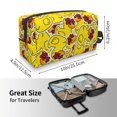 thumbnail image 4 of Goofa Duck with Star Sunglasses Printed Toiletry Bag with Handle,Large Capacity Travel Makeup Cosmetic Bag for Women, Carry on Airport Airline Compliant Bag, 4 of 9