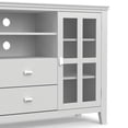 thumbnail image 4 of Simpli Home Artisan 53 inch Wide Solid Wood Tall TV Stand in White For TVs up to 60 inches, 4 of 13