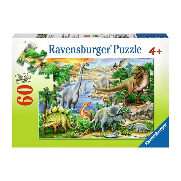 Rompecabezas Ravensburger La Era de los Dinosaurios 60 Piezas