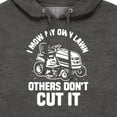 thumbnail image 3 of Instant Message - Others Don't Cut It - Men's Pullover Hooded Fleece Sweatshirt, 3 of 6