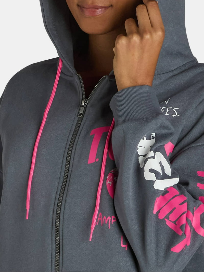 Friday the 13th Women's Graphic Zip-Front Hoodie, Sizes XXS-XXL