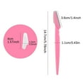 thumbnail image 2 of Eyebrow Razor, 60 Pcs Eyebrow Razors Multipurpose Exfoliating Dermaplaning Tool Trimming and Shaving Grooming Eyebrow Face Razor and Eyebrow Shaper For Women and Man With Precision Cover,3 Colors, 2 of 7