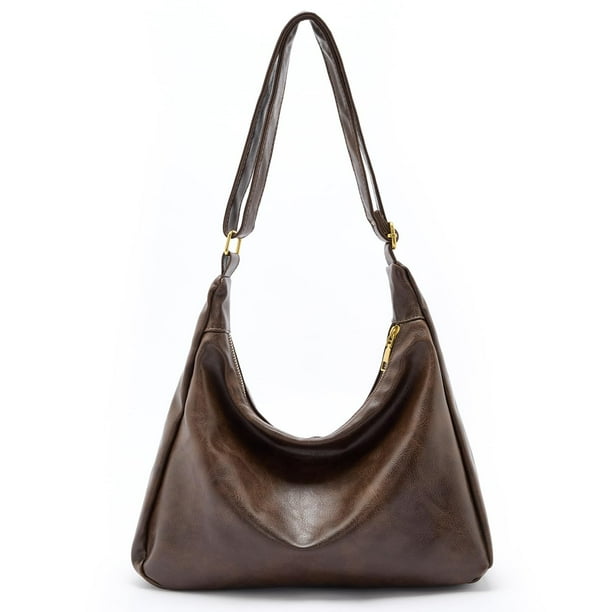 Bolso Hobo Celestina Celestina, ultrasuave, plegable, de piel vegana