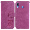 thumbnail image 2 of Compatible avec Samsung Galaxy A40 Étui Portefeuille à Rabat Tigre Mignon en Relief avec Porte-Cartes, 2 of 5