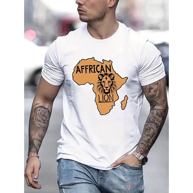 Men's Fashionable Round-Neck T-Shirt with Fun English Print - Casual, Breathable Polyester, Machine Washable - Perfect for Spring & Summer Tees For Adult, Men, Women, Teen, Teenager, Adolescent, You