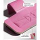 thumbnail image 5 of Ganchos para levantamiento de pesas DMoose Fitness con soporte rosa para muñeca, 5 of 9