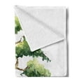 thumbnail image 2 of Garden Soft Flannel Fleece Blanket, Watercolor Style Bonsai Hand Drawn Japanese Tree Eastern Nature Inspired Image, Cozy Plush for Indoor and Outdoor Use, 70" x 90", Pale Brown Green, by Ambesonne, 2 of 5