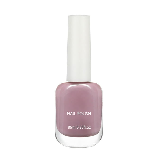 Esmalte de uñas para mujer, esmalte de uñas decorativo, esmalte de uñas al agua, sin secado, de larga duración, pelable, transparente, 10 ml