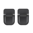 thumbnail image 1 of TFixol Foldable Zinc Alloy Laptop Stand with Non-Slip Pads, Adjustable Height Desktop Riser, Compact Design, Black/Silver Options, Pair Included (Overseas Warehouse Stock), 1 of 6