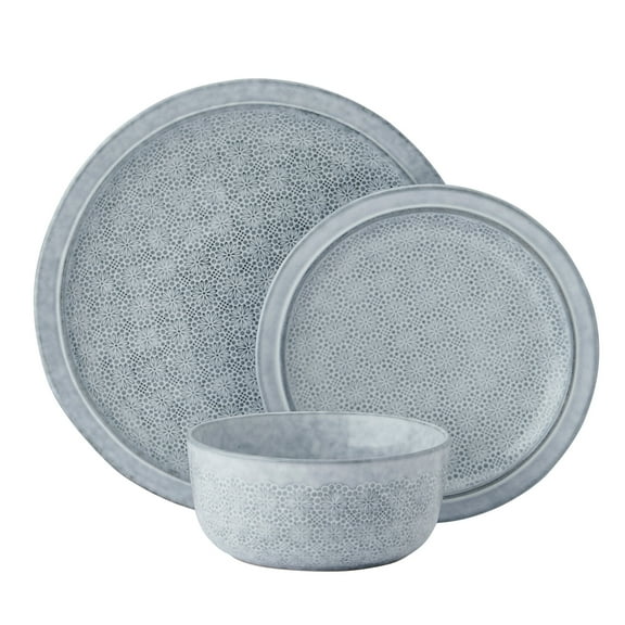 Pfaltzgraff Blooming Meadow Blue 12Pc Dw Sw Rmlr