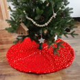 thumbnail image 3 of Llamativas faldas de árbol de Navidad con almohadillas de árbol de Navidad impermeables y no tejidas para decorar el hogar B, 3 of 5