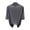 Gray, variant on HAiming Womens Tops Mock Turtleneck Half Sleeve Soft Stretchy Basic Clothes Elbow Length Base Layer Blouse