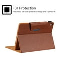thumbnail image 4 of Dteck Smart Case for Apple iPad 9th Generation (2021) 10.2-inch,Magnetic PU Leather Card Holder Wallet Folio Case iPad 10.2" 8th/7th Gen Kickstand Automatic wake/sleep Cover,Brown, 4 of 5