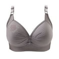 thumbnail image 4 of Timegard Bras for Women 3pc Wireless Full Support Adjustable Strap Print Breathable Comfy Daily Bras, 4 of 5