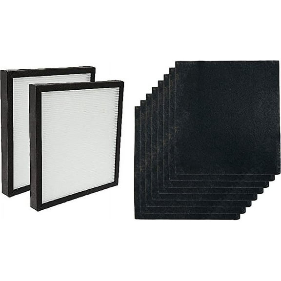 Nispira True HEPA with Activated Carbon Pre Filter Replacement WK01234QPC For Oreck Airvantage WK10002QPC, Plus Pet WK10052QPC Air Purifiers 2 Pack