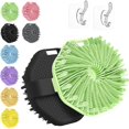 thumbnail image 1 of wonima11 Silicone Body Scrubber for Body, Premium Soft Silicone Body Scrubber Shower Bath Brush with Non-Slip Hand Strap, Lather Nicely, Long Lasting, Gentle Exfoliating, for All Skin Types, 1 of 1