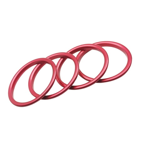 

4Pcs Air Conditioning Outlet Vent Cover Decorative Ring Compatible with A3