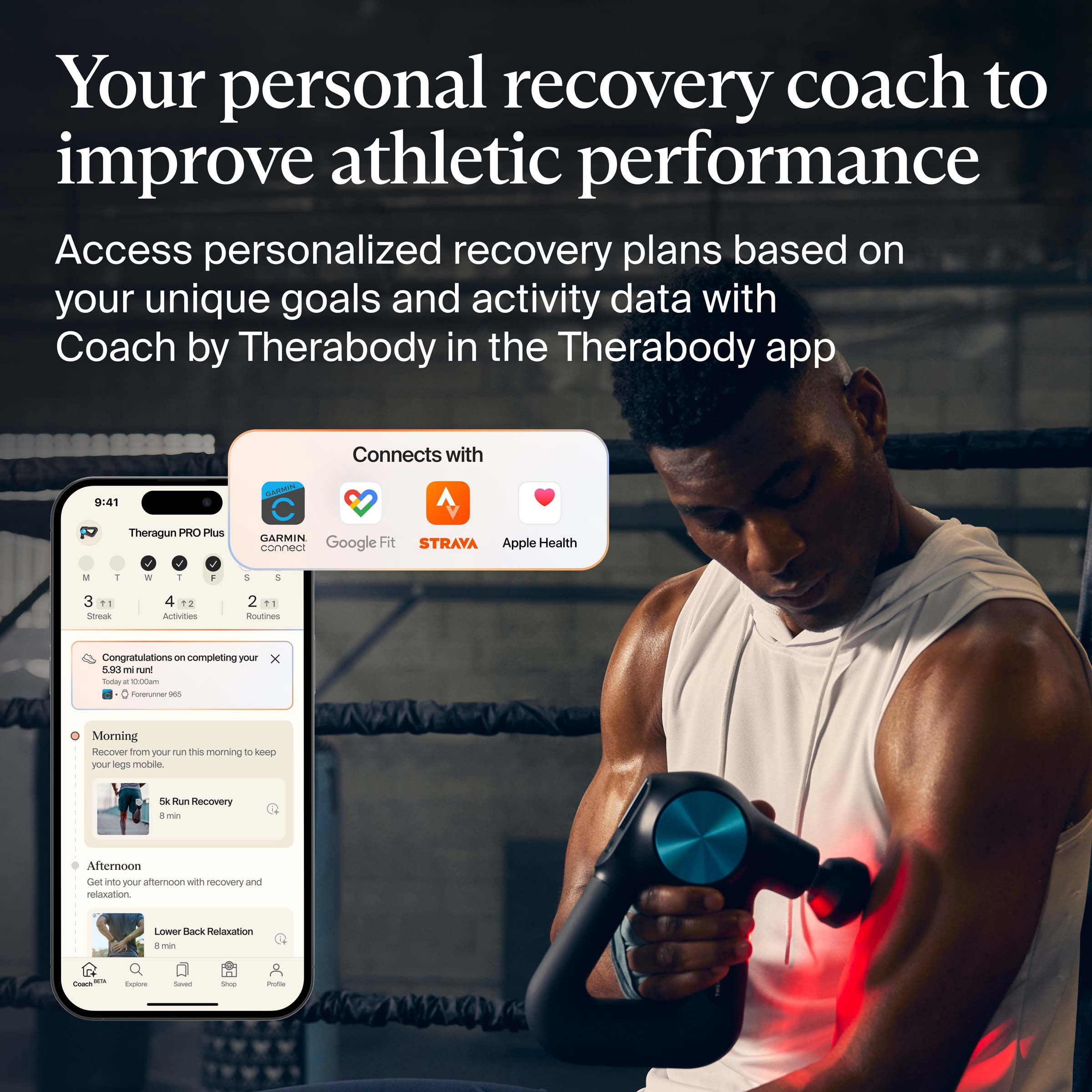 TheraGun PRO Plus Massage Gun by Therabody | Muscle Massager for Full-Body Muscle Recovery Relief