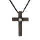 thumbnail image 3 of Colgante de cruz, collar de proyección, decoración de regalo, dijes cruzados, collares, colgante para uso diario, regalo de Navidad DIY, aniversarios Negro Yinane Collar colgante, 3 of 8