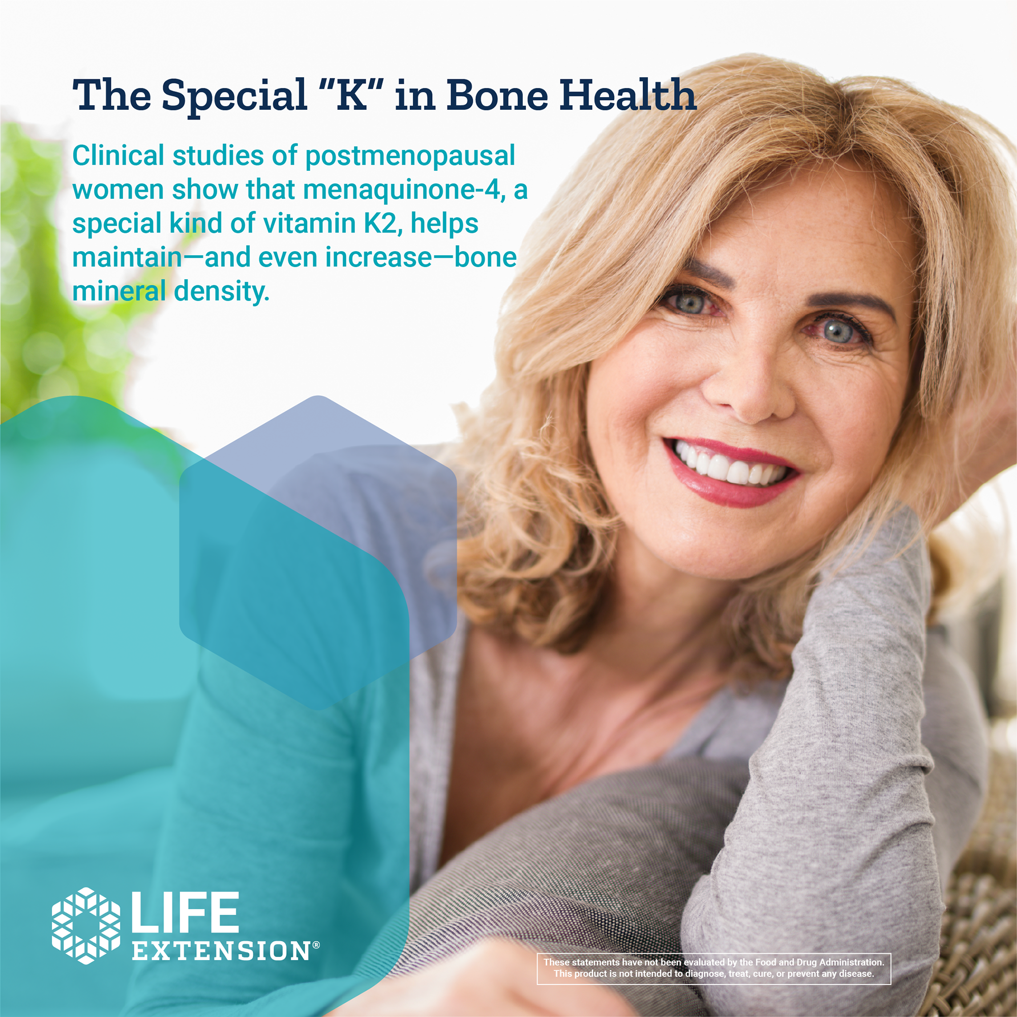 Life Extension Bone Restore Elite with Super Potent K2 - Clinically Studied Vitamin K2 Dose & Calcium, Promotes Bone Health & Density - Gluten-Free, Non-GMO - 120 Capsules - image 6 of 8