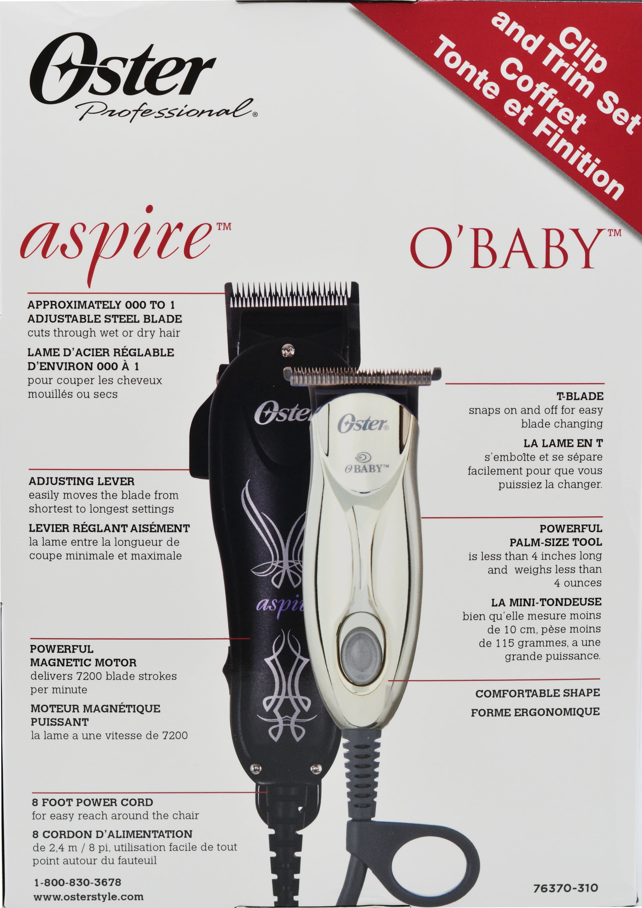 oster aspire obaby combo kit