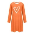 thumbnail image 5 of yillto Womens Nightgowns Sleepshirts Long Sleeve Comfy Soft Nightshirt Women Pajama Sleepwear Cute Dress, 5 of 6