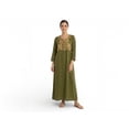thumbnail image 1 of Chemin de Moda Robe Maxi à Fleurs Brodées pour Femme, Robe Longue Modeste à Coupe Ample, 1 of 1