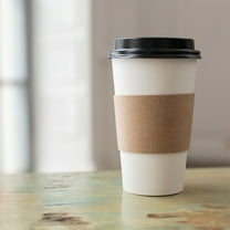 MERRYHAPY 50Pcs Multi-Function Coffee Sleeve for Cups Anti-Slip Cold-Resistant Design