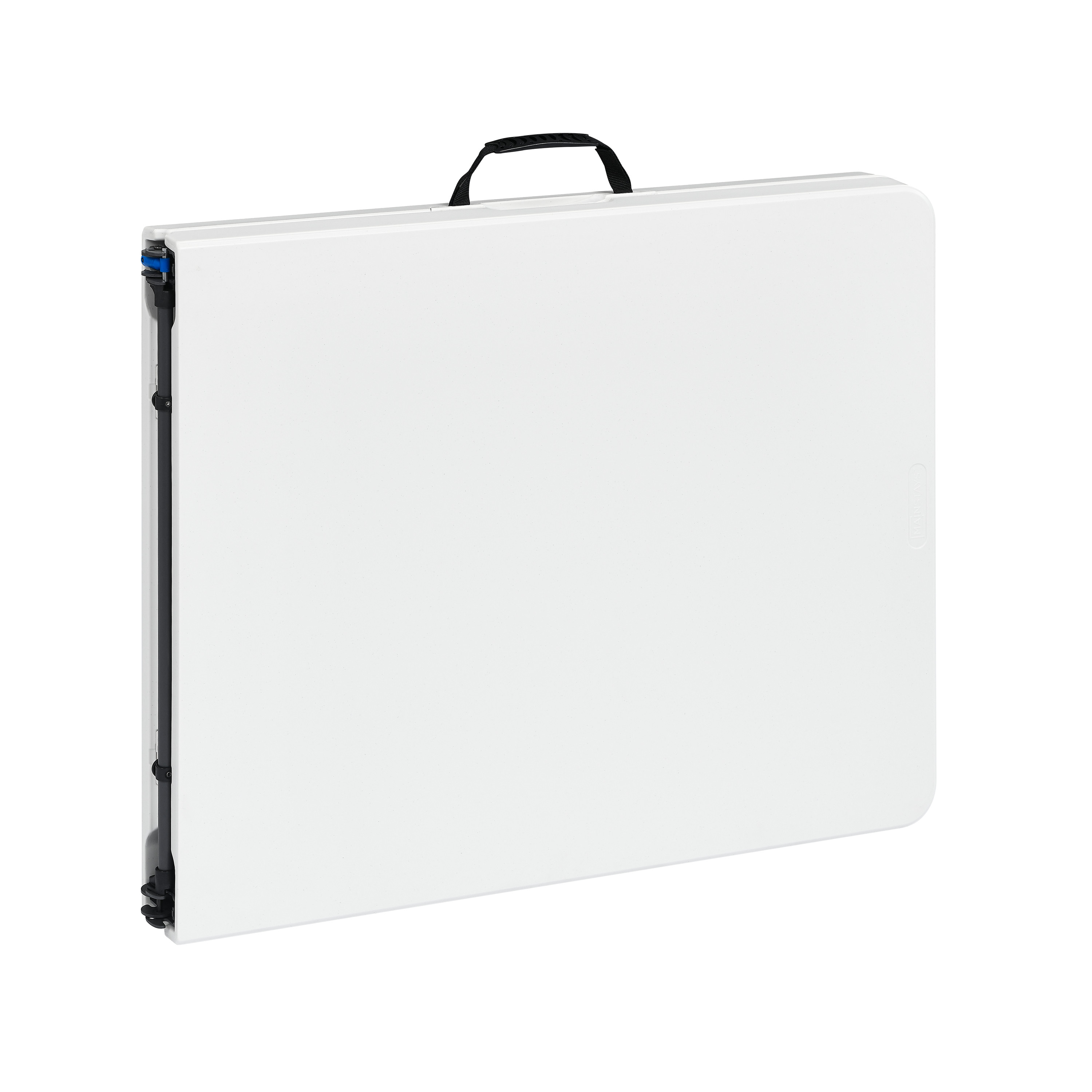 Mainstays 6 ft Rectangle Fold-in-Half Folding Table, White photo 4