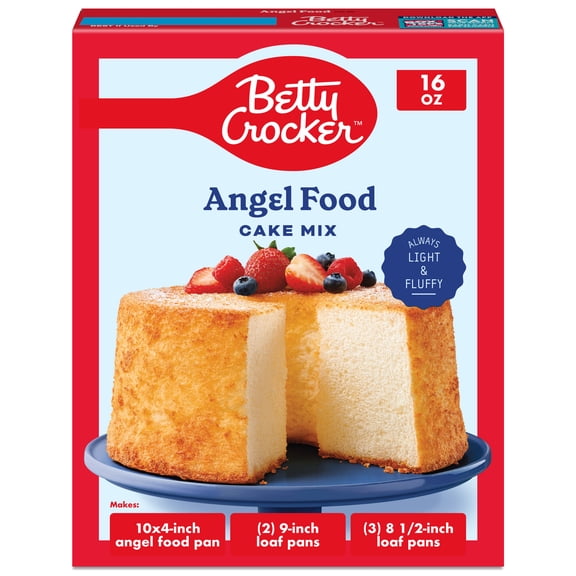 Betty Crocker Angel Food Cake Mix, Just Add Water, 16 oz