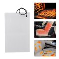 thumbnail image 4 of 2pcs Universal Carbon Fiber Car Heated Seat Heater Pads Kit with Round Switch, 4 of 8