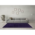 thumbnail image 3 of Ahgly Company Indoor Square Abstract Purple Contemporary Area Rugs, 7' Square, 3 of 4