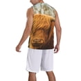 thumbnail image 5 of Rocae Yak for Men's Basketball Jersey Lightweight and Breathable Athletic Tank Top,Quick-Drying Sports Jersey Small, 5 of 9