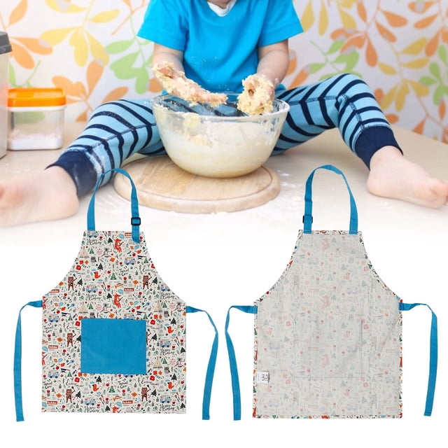 Washable Apron, Kids Aprons, Cooking Baking Painting Apron, Kitchen For Kids Home Children