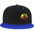 thumbnail image 2 of Disc Golf Sunset Golfer Trucker Hat Men Baseball Cap Women Dad Hat Sun Hat Adjustable Ponytail Hat White, 2 of 8