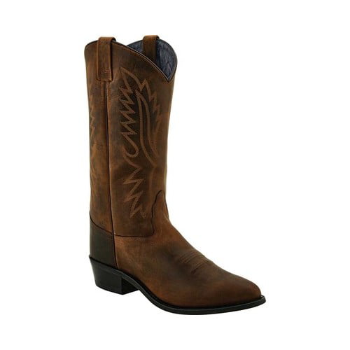 Old West Women's 11 Inch Narrow Round Toe Cowboy Boots - Walmart.com