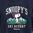 thumbnail image 3 of Peanuts - Snoopy's Ski Resort - Toddler And Youth Crewneck Fleece Sweatshirt, 3 of 6