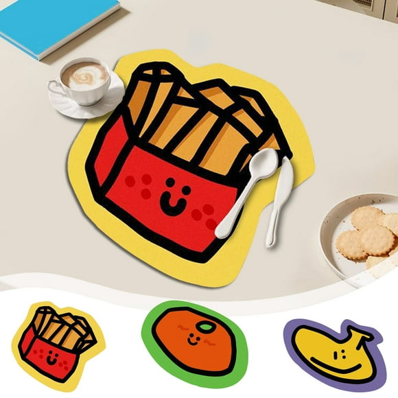 Sentmoon Decorative Kitchen Mat, Cartoon Shape Fast-Absorbent Pad, Non-Slip Countertop Surface, Soft and Stylish Sink Mat in Fun Colors for Daily Kitchen Use Daily Hot Picks & Limited-Time Offers