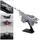 thumbnail image 5 of Avión de 1: modelo de de aleación Diescast modelo de de con soporte de oficina en hogar decoración de escritorio, 5 of 9